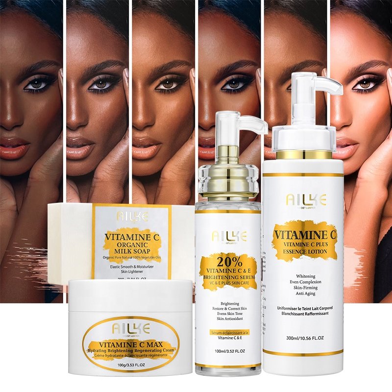 Oem Odm Beauty Best Chocolate Skin Korean Oil Control Brightening Whitening Skin Care Set For Facial