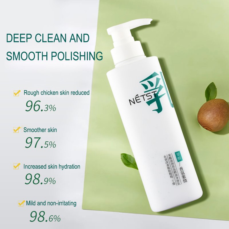 Daily Hydration Body Lotion with Fruit Scent Natural Glycerin Moisturizer for Adult Skin Nourishment and Lightening