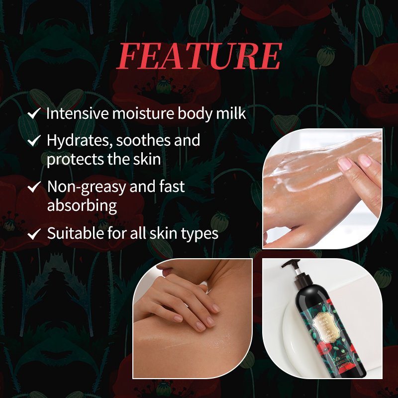 High Quality Organic Body Milk Cream Brightening Body Lotion Moisturizing and Whitening Body Lotion For Women Factory Wholesale