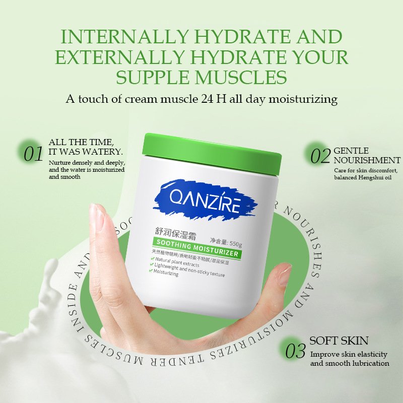 Hot selling customizable multi-scented natural large white jar moisturizing face cream body lotion