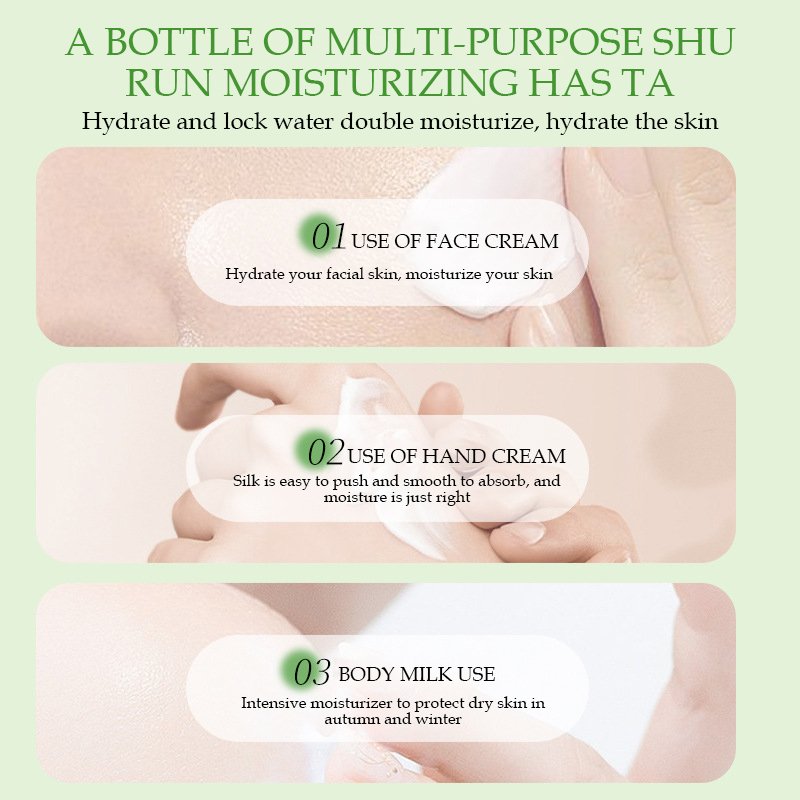 Hot selling customizable multi-scented natural large white jar moisturizing face cream body lotion