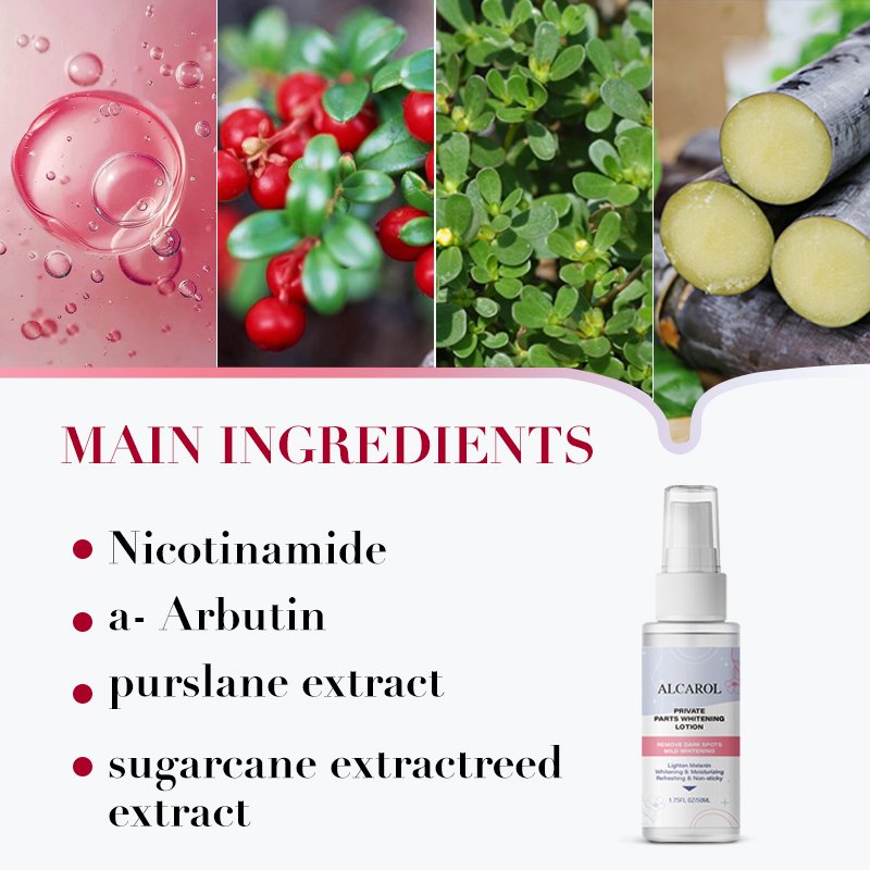 ALCAROL Whitening Cream For Armpit Knees Anti Dark Spot Moisturizing Whitening Body Lotion Sensitive Areas and Private Parts