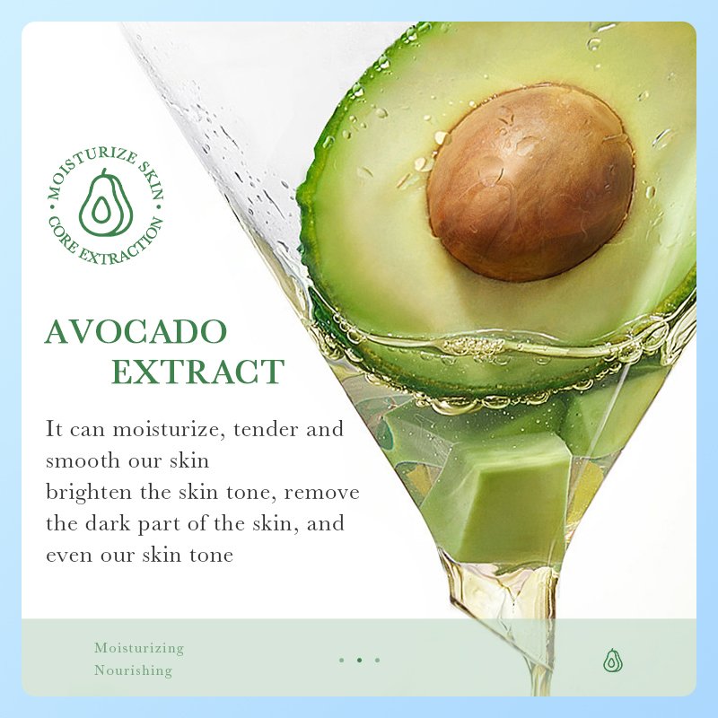 Private Label SADOER skin care organic fruit extract avocado moisturizing whitening skin body lotion