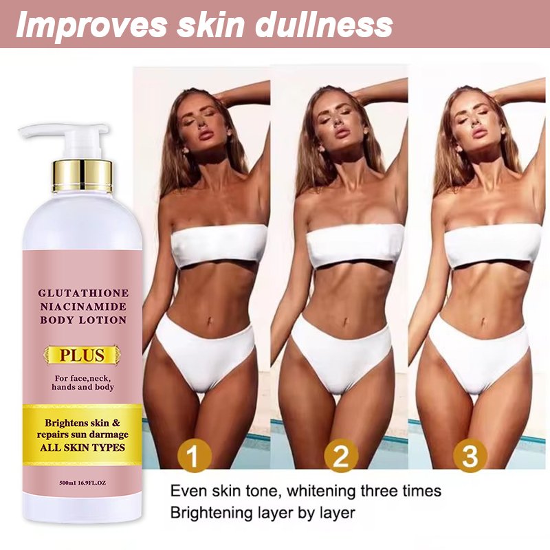OEM customized snow white whitening body lotion skin whitening serum full body bleaching skin lotion
