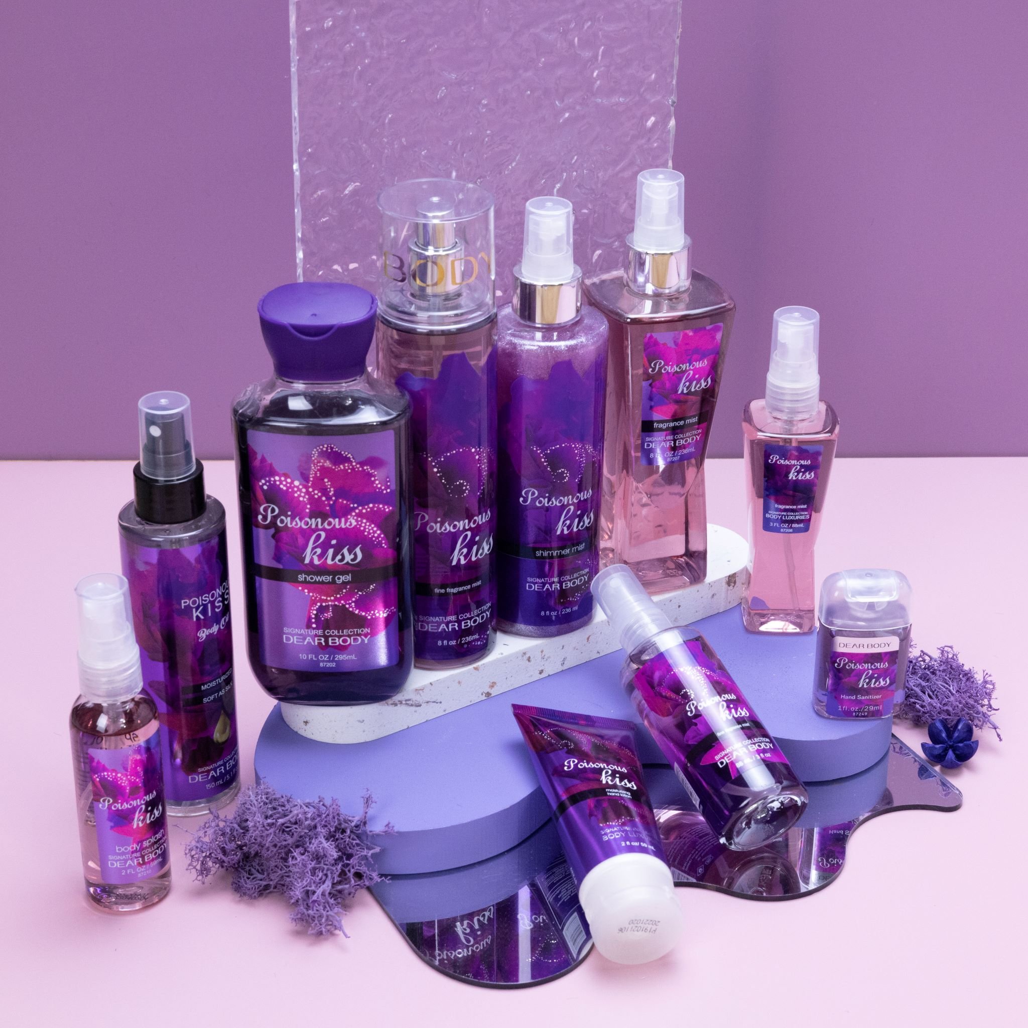 High quality bath and body gifts sets skin care body lotion whitening body lotion
