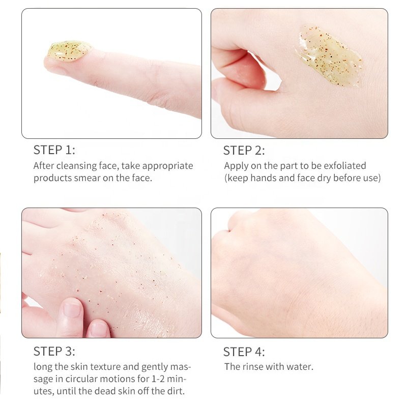 KORMESIC mild exfoliating lotion deep cleaning oil control moisturizing facial scrub