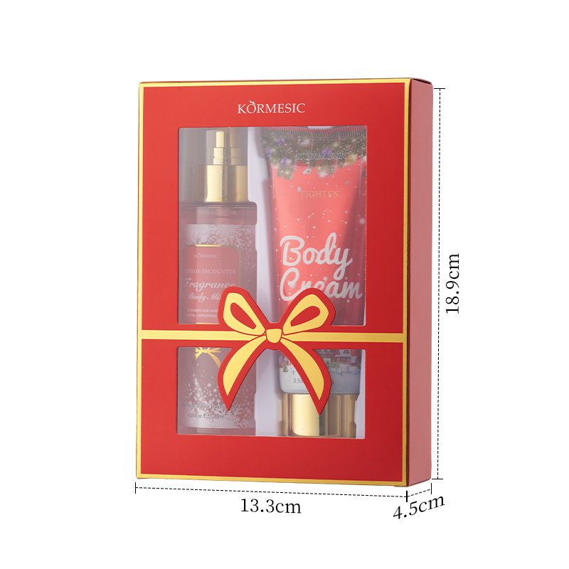 OEM ODM Private Label KORMESIC Christmas Skin Care Best Christmas Gift Whitening body lotion body Mist Perfumed Skin Care Set