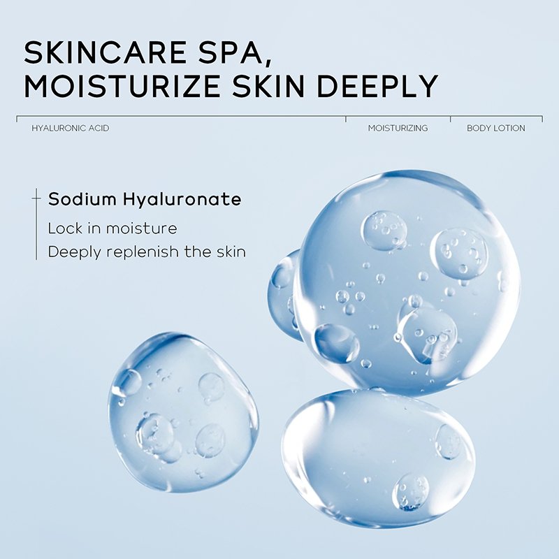 Niacinamide-Infused Hyaluronic Acid Body Lotion for Adults Glowing Skin Moisturizing Milk