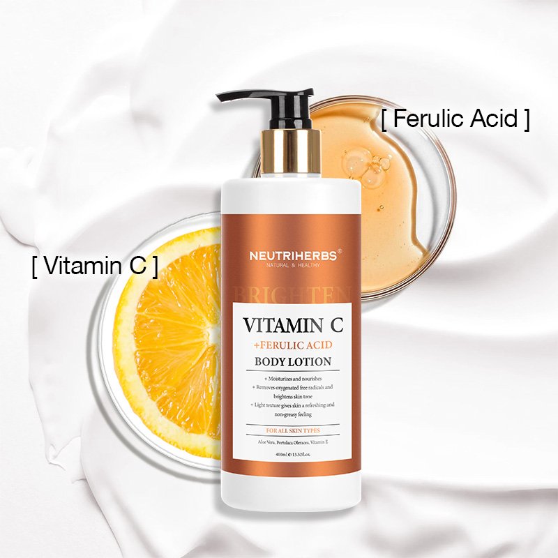 Hot Selling Moisturizing Hydrating Brightening Vitamin C Body Lotion for All Skin Types