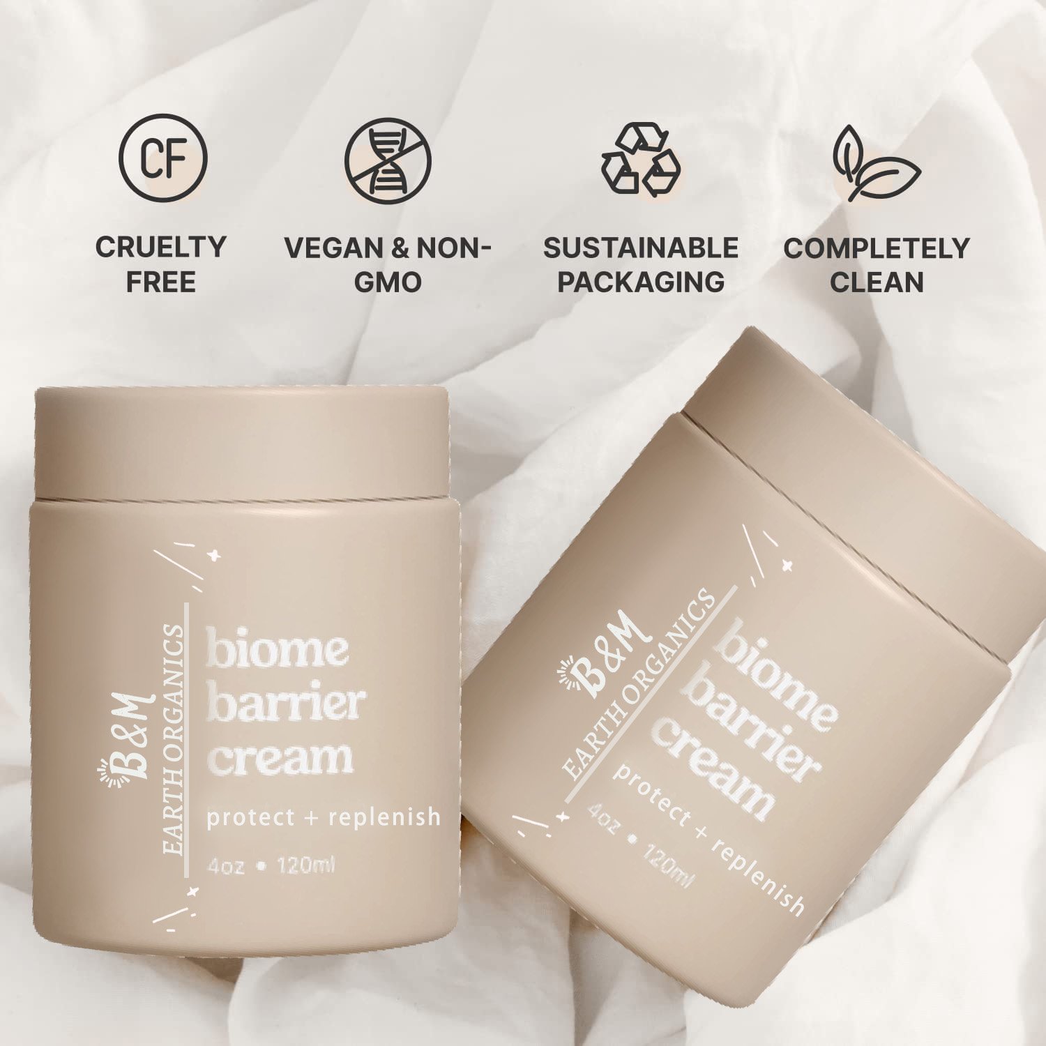 Baby Body Face Biome Barrier Cream Lotion Ointment Hydrating Soothing Clean Ingredients All Over Protection Safe For All Skin
