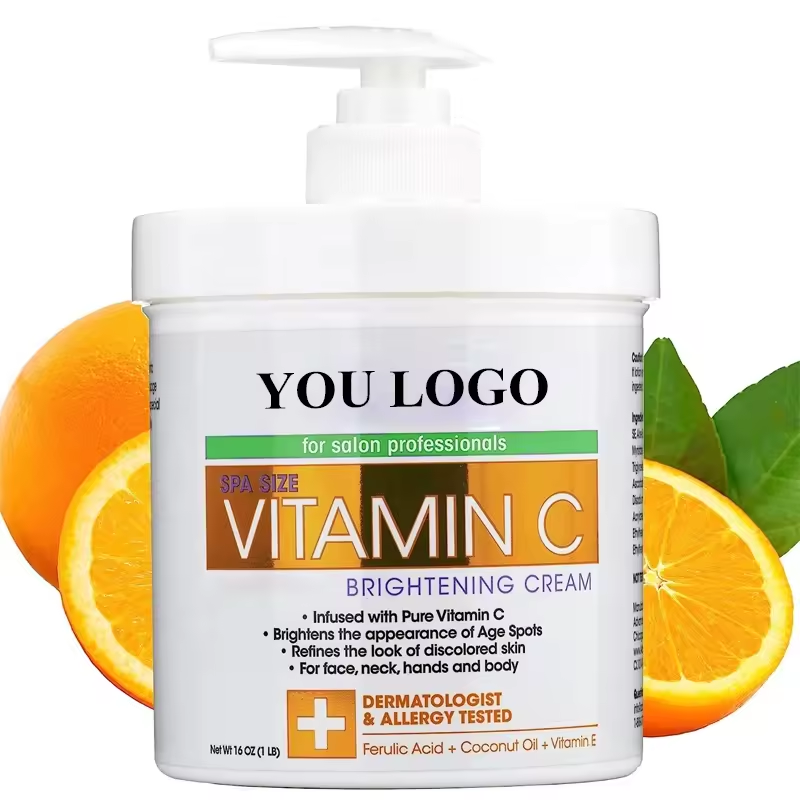 Custom Logo Vitamin C Cream Face Cream and Body Lotion Brightening Moisturizing Wrinkle Removal Bleaching Cream