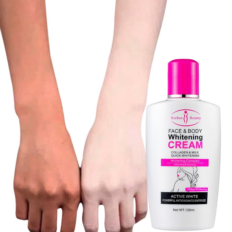 OEM 120ml Collagen Face Body Brightening Cream Moisturizing Body Cream Lotion Even Skin Tone Moisturizer Products Factory