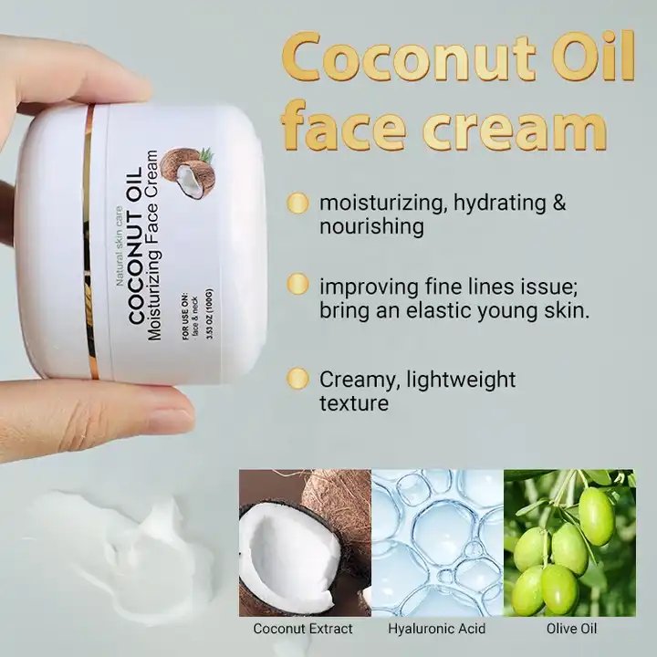 private label skin care set moisturizing coconut face cream body oil serum facial soap body lotion
