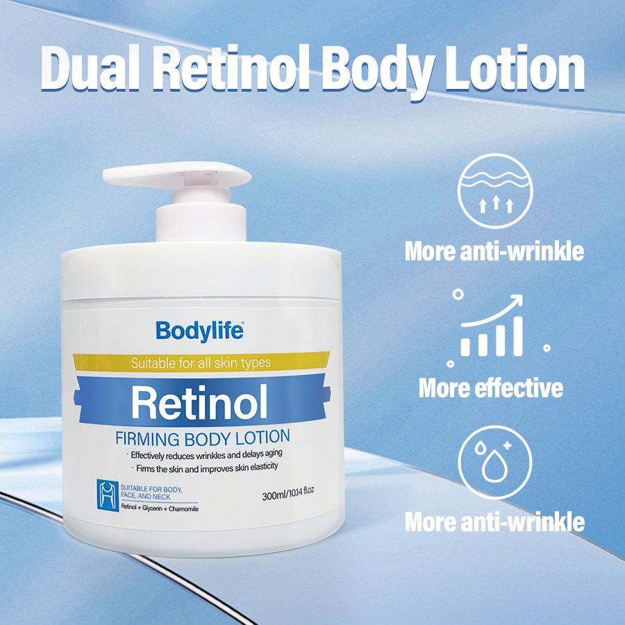 OEM Whitening Body Lotion with Glycerin Niacinamide Retinol Brightening Firming Lightening Body Lotion for Skin Care
