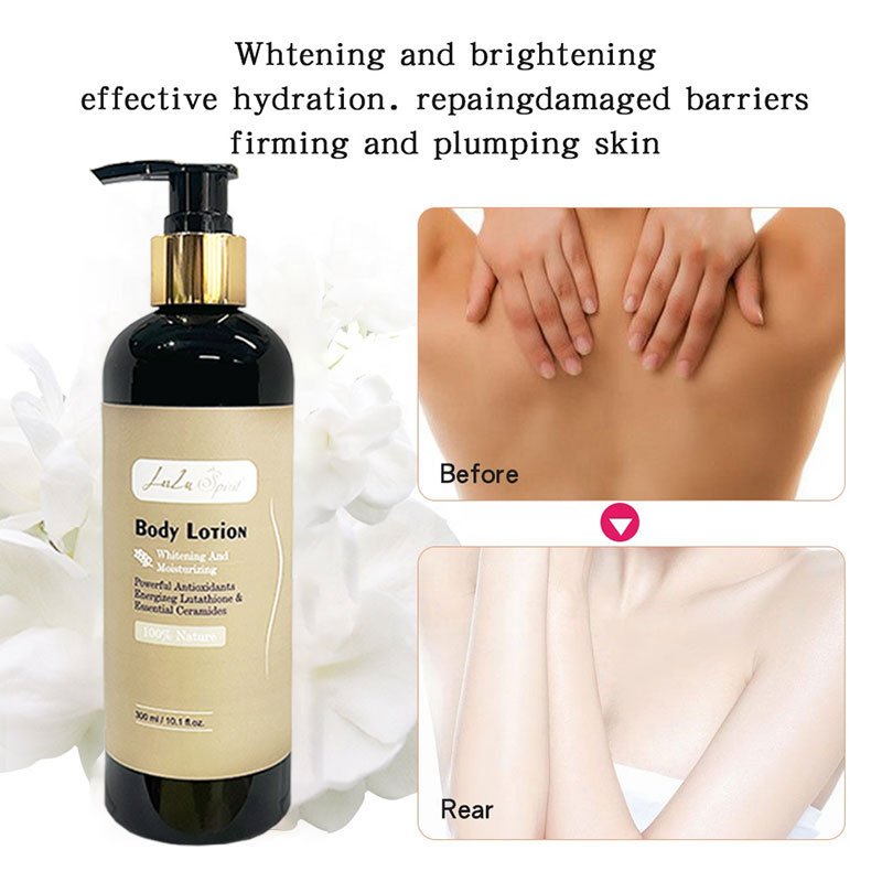 Wholesale Luxury Private Label Womens Fast Strong Bleaching Skin Lightening Brightening Body Perfume Lotion Set For Black Skin
