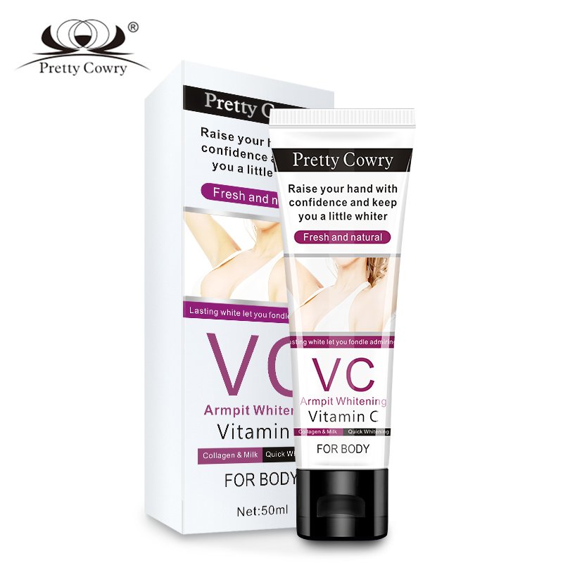 Pretty Cowry Natural Body Lotion Moisturizing Underarm Whitening Cream For Black Skin