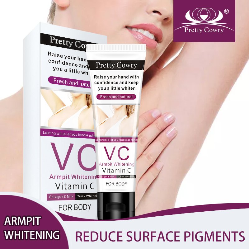 Pretty Cowry Natural Body Lotion Moisturizing Underarm Whitening Cream For Black Skin