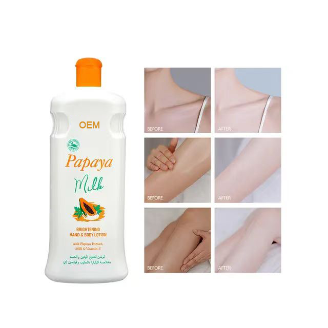 Winter Moisture Papaya body lotion Milk Brightening Hand Cream Skin Whitening Milk Body Lotion Cream