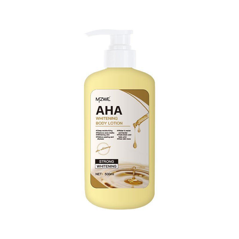 Wholesale Body Cream 500ml AHA Moisturizing Body Cream Lotion Lightning Nourishing Exfoliator Body Lotion
