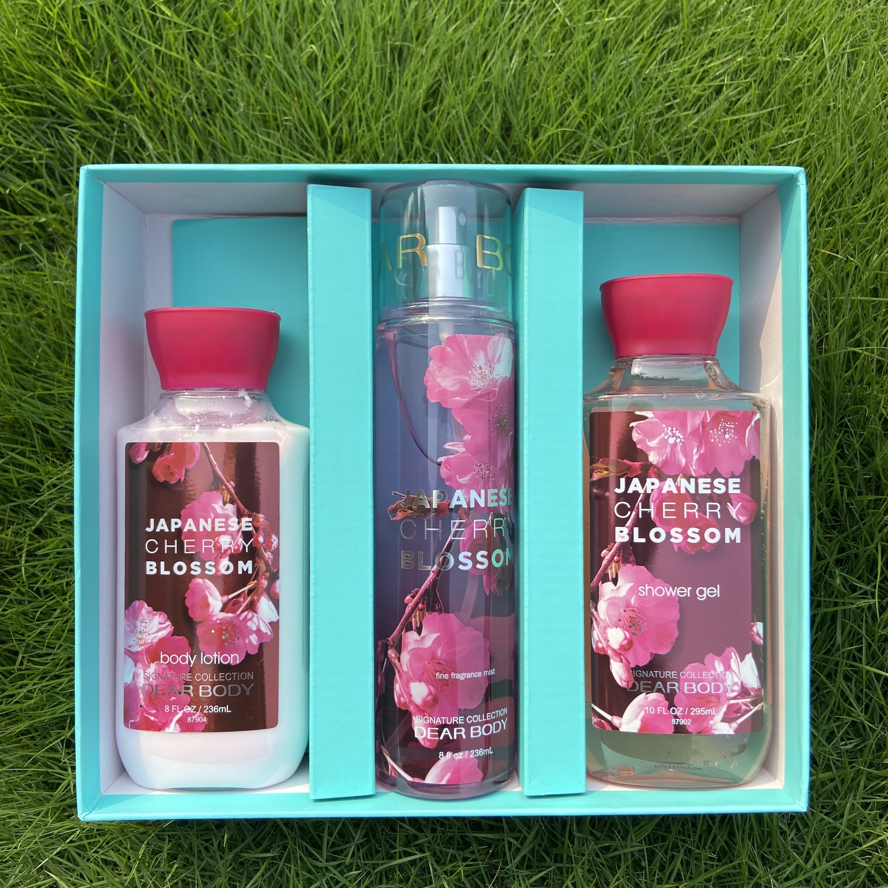 OEM Private Label Luxury High Quality Nature Organic Body Wash Body Lotion fine fragrance mist Bath Gift Set