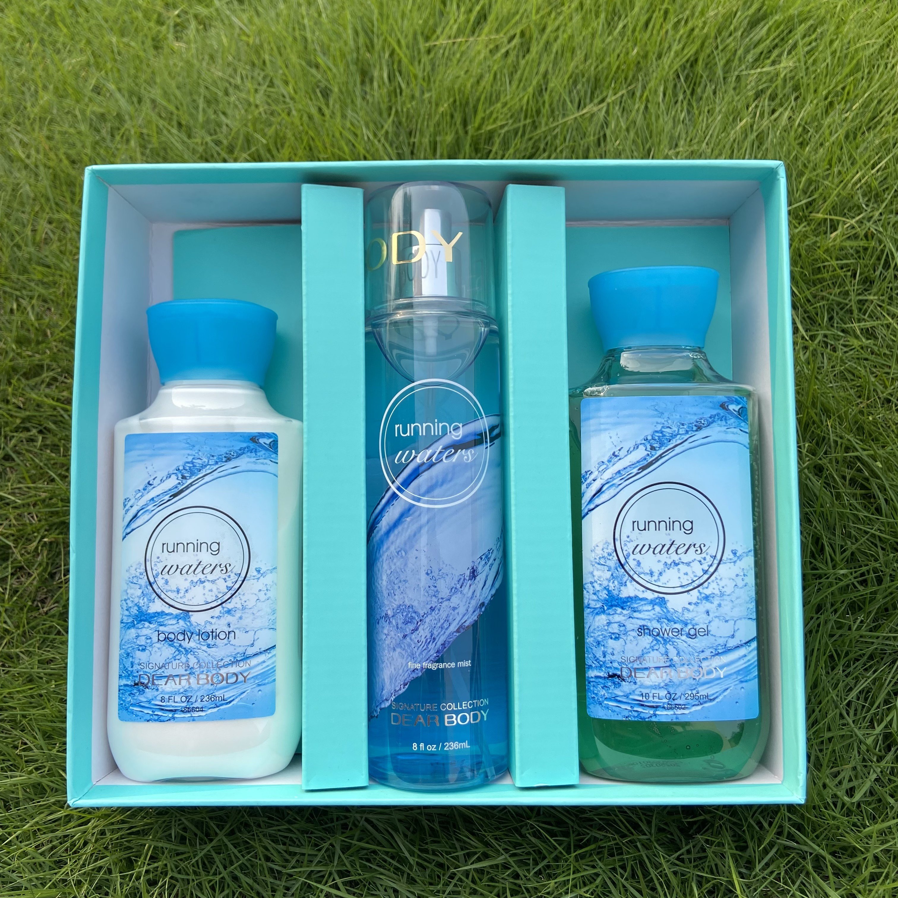OEM Private Label Luxury High Quality Nature Organic Body Wash Body Lotion fine fragrance mist Bath Gift Set