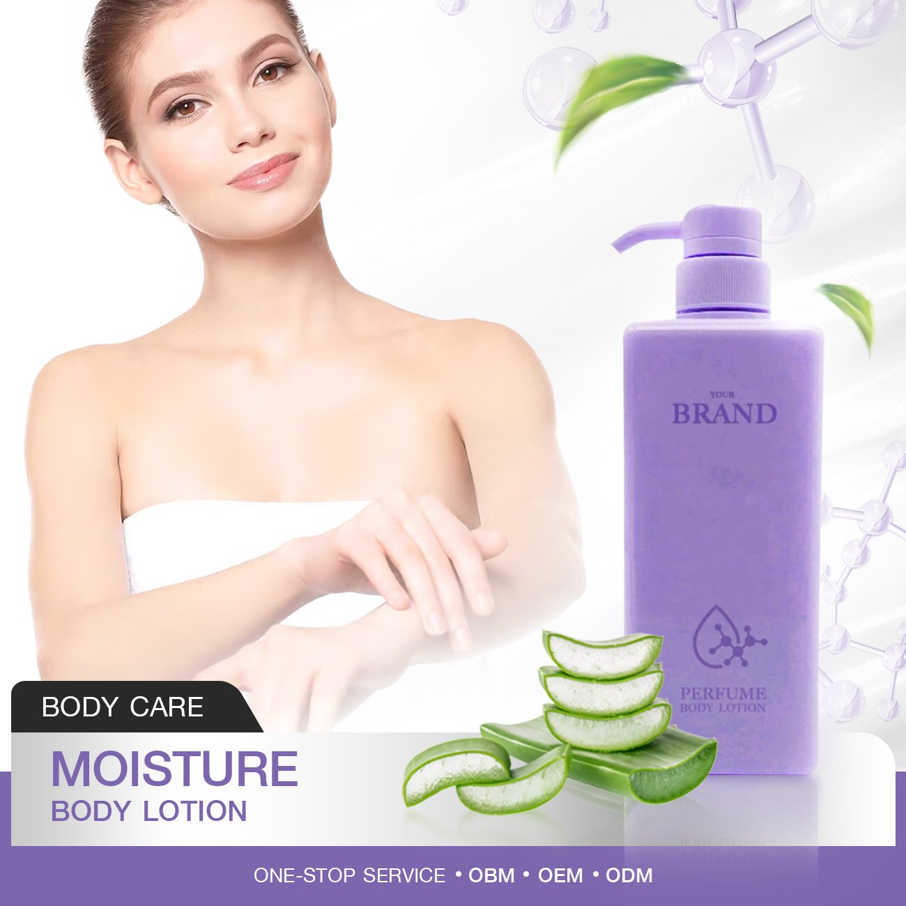 OEM Moisture Body Lotion Optimal Body Care Whitening Lightening Features Organic Collagen Powder Herbal Pearl Aloe Vera