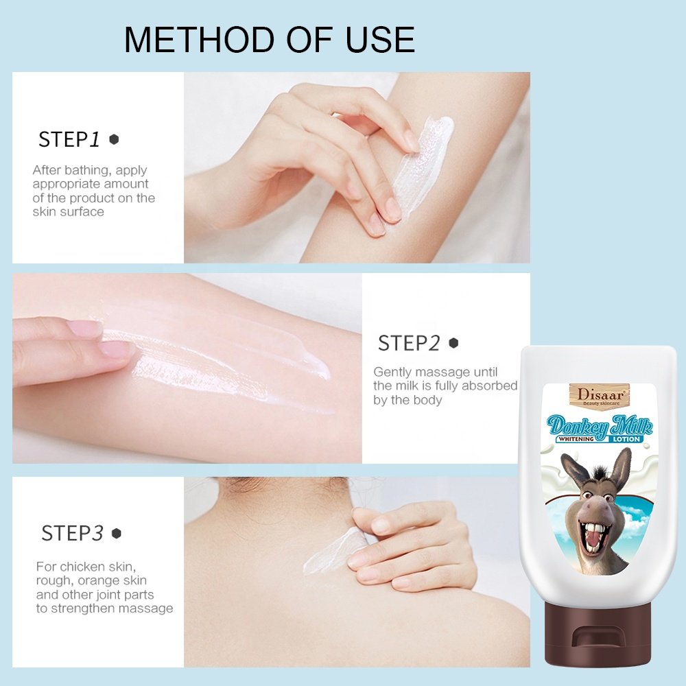 fast whitening moisturizing collagen milk whitening body lotion for women