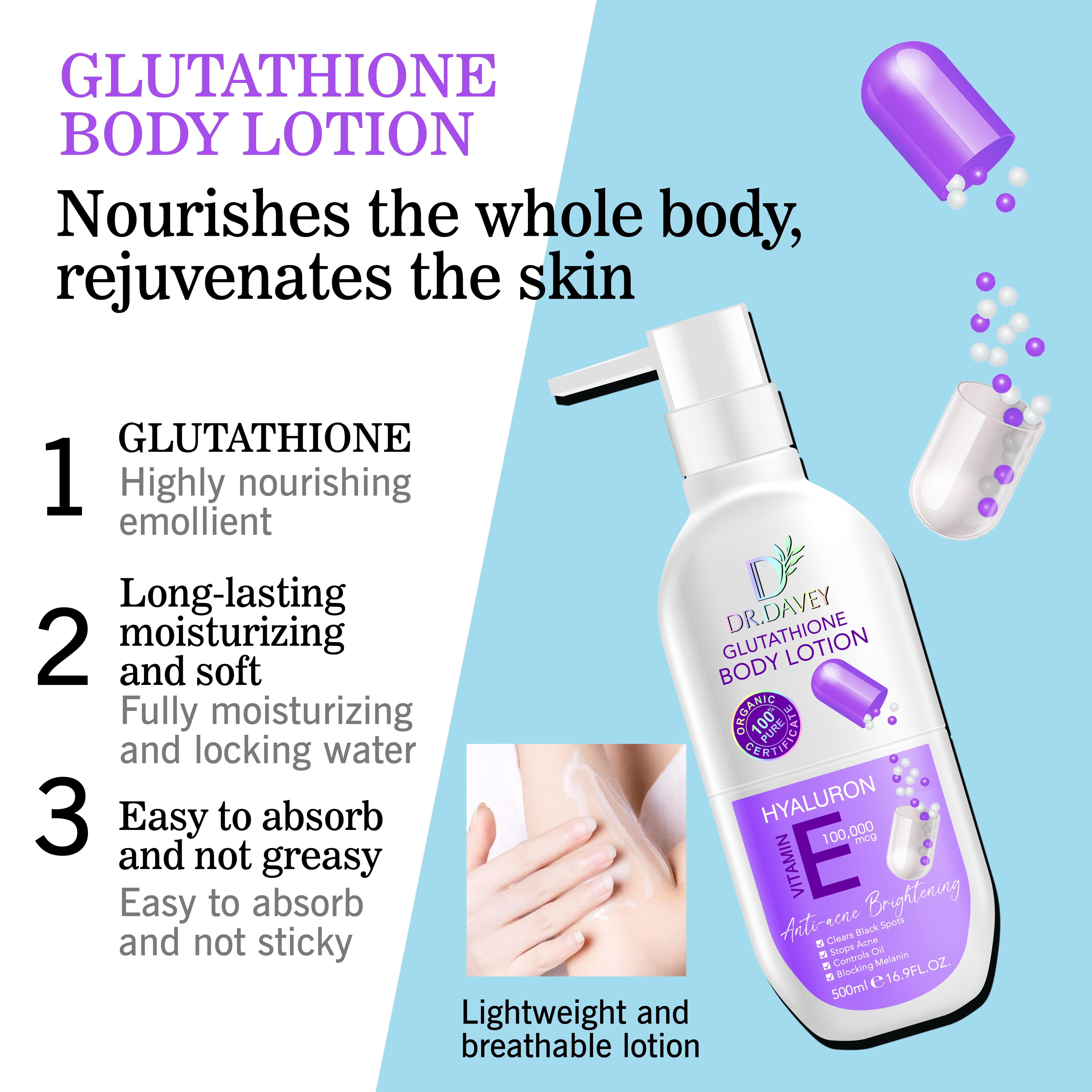 DR.DAVEY VE Body Lotion Moisturizing Whitening Lotion