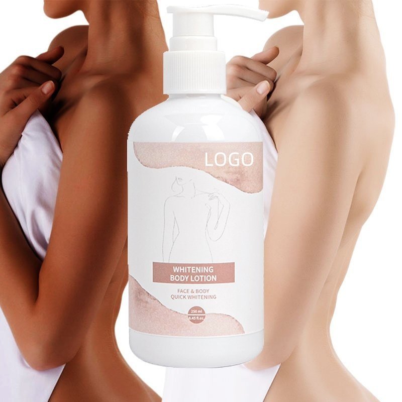 Professional custom body Cream Brightening White Nourishing Moisturizing bleaching whitening body lotion