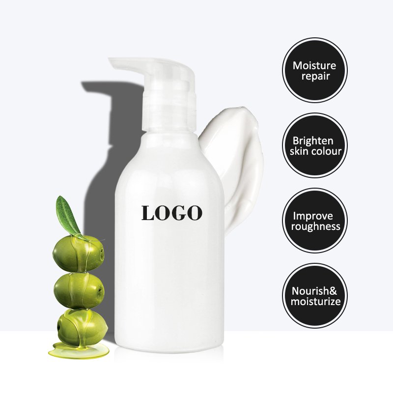 Private Label No Logo Body Cream Goat Milk Skin Whitening Body Lotion Korean Body Lotion Adults Female Customized OEM ODM Accept