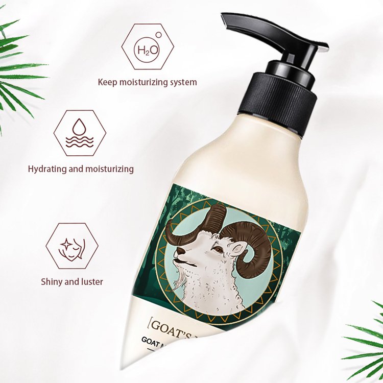 Private Label Body Care Lightening Goat Milk Hand Body Lotion Moisturizing Nourishing Smoothing Body Whitening Lotion