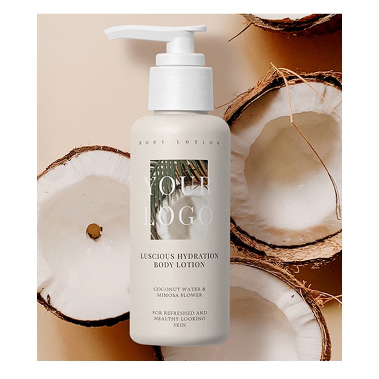OEM customized perfume no side effects organic cosmetics whitening lotion coconut white body lotion for women