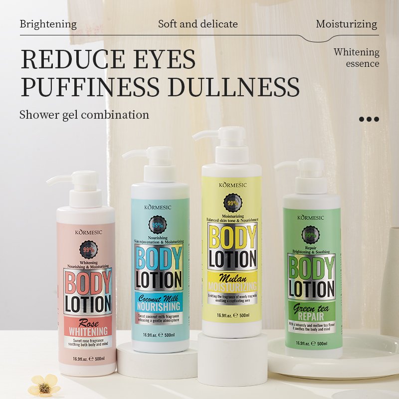 OEM private label KORMESIC Long Lasting Lightening Body Lotion Whitening Moisturizing Cream Skin smooth Body Lotion