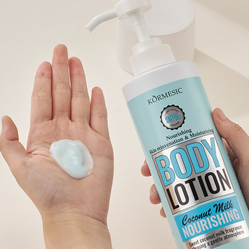 OEM private label KORMESIC Long Lasting Lightening Body Lotion Whitening Moisturizing Cream Skin smooth Body Lotion