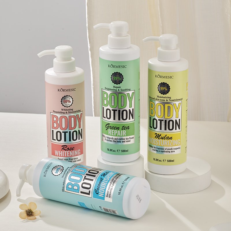 OEM private label KORMESIC Long Lasting Lightening Body Lotion Whitening Moisturizing Cream Skin smooth Body Lotion