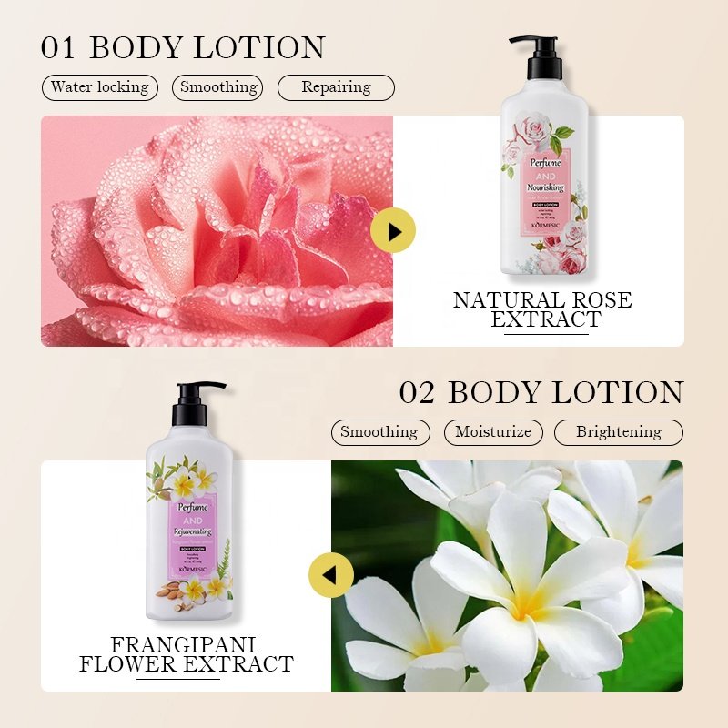 KORMESIC Brightening Body Lotion Cruelty-Free Moisturizer Whitening and Organic Camellia Body Creams and Lotions