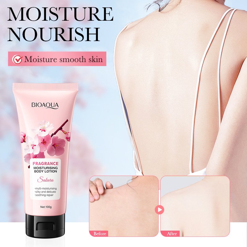 Sakura Fragrance Glycerin Whitening Lightening Organic Skin Care Body Lotion Moisturising Cream
