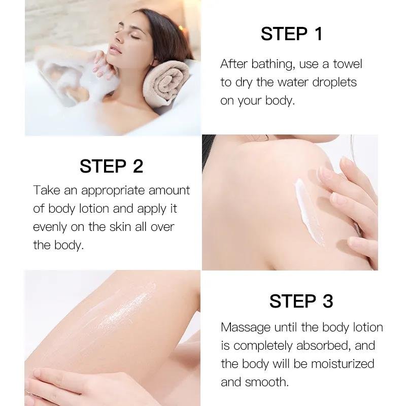 Factory Sales 300g Skin Care Moisturizing Brightens Skin Tone Niacinamide Hydrating Body Lotion