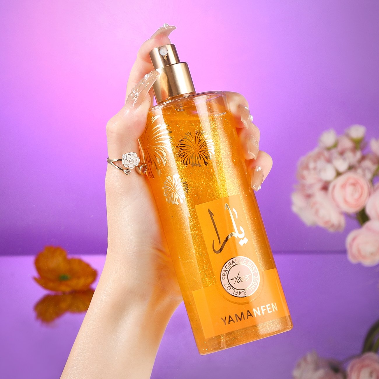 Wholesale 250Ml Perfume Mist Spray Orange Pink White Black Shimmer Small Light Long Lasting Victory Parfum Perfumes Women