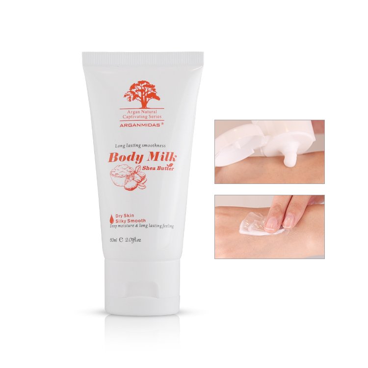 Arganmidas Wholesale Organic Skin Care Perfume Shea Butter Moisturizing Lightening Body Milk Lotion For Dry Skin