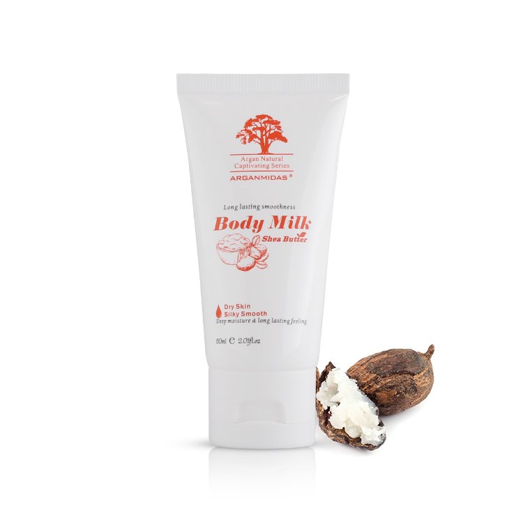 Arganmidas Wholesale Organic Skin Care Perfume Shea Butter Moisturizing Lightening Body Milk Lotion For Dry Skin