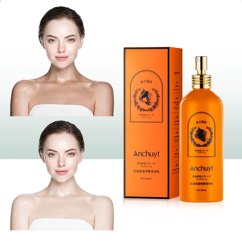 Wholesale Best Perfume Horse Oil Moisturising Body Lotion Spray Niacinamide Women Whitening Body Lotion