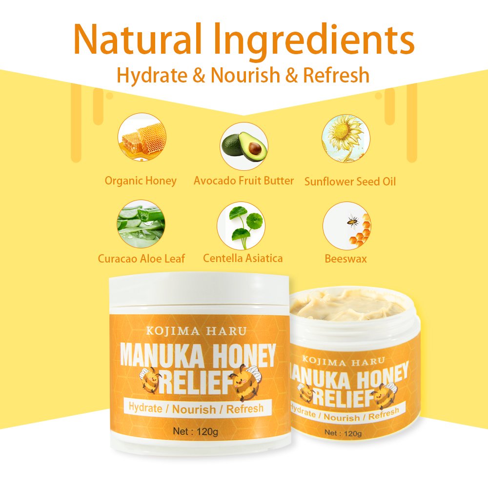 RTS Wholesale Skin Tightening Manuka Honey Relief Cream Face Body Cream Reduce Wrinkles Scars Face Moisturizer Cream