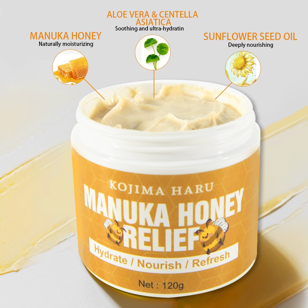 RTS Wholesale Skin Tightening Manuka Honey Relief Cream Face Body Cream Reduce Wrinkles Scars Face Moisturizer Cream