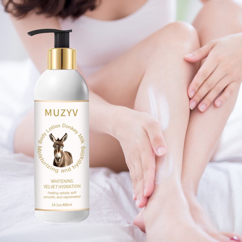 Custom Body Lotion Body Cream Donkey Milk Hydrating Whitening Body Lotion