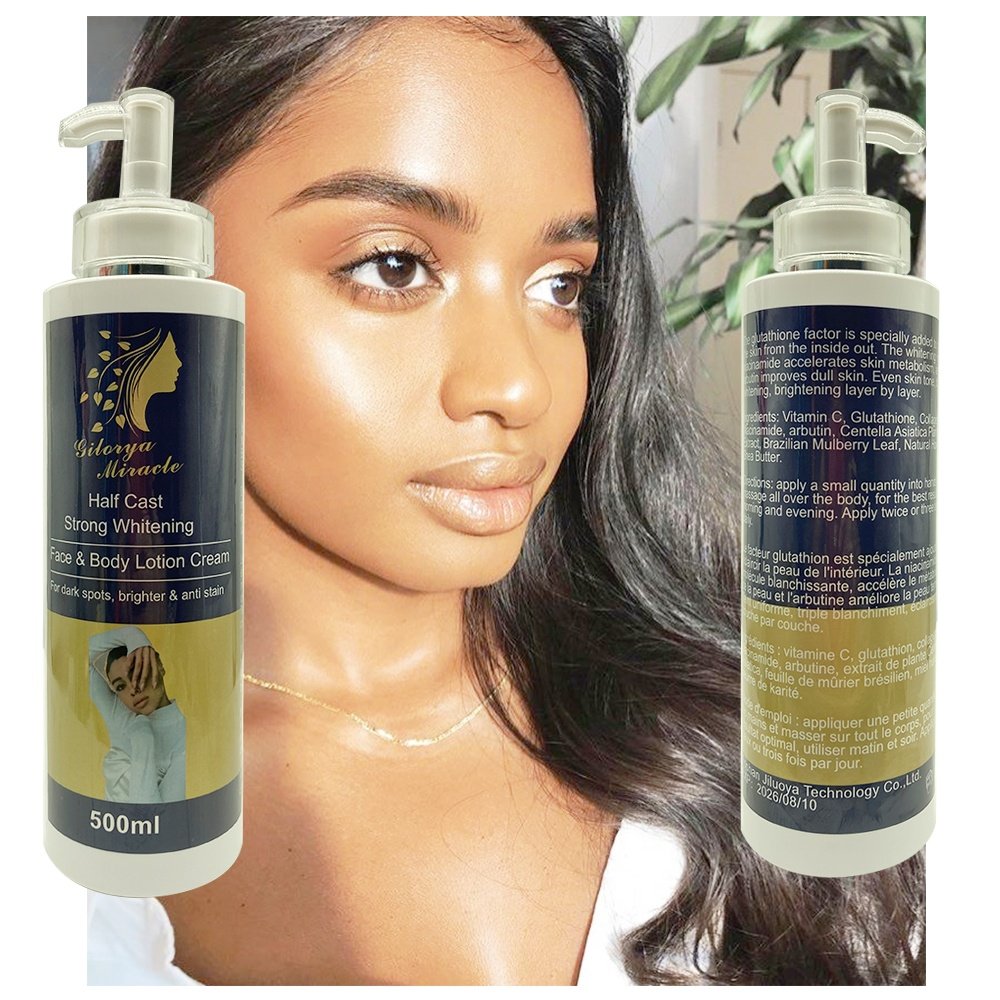 Fades Dark Spots Brighter Anti Stain Healthy-Looking Glow Moisturize Half Cast Strong Whitening Body Lotion Cream