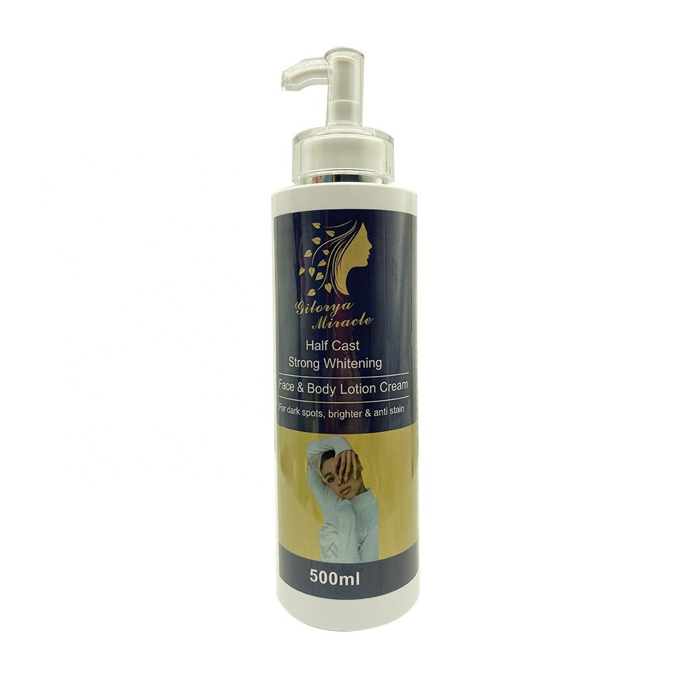 Fades Dark Spots Brighter Anti Stain Healthy-Looking Glow Moisturize Half Cast Strong Whitening Body Lotion Cream