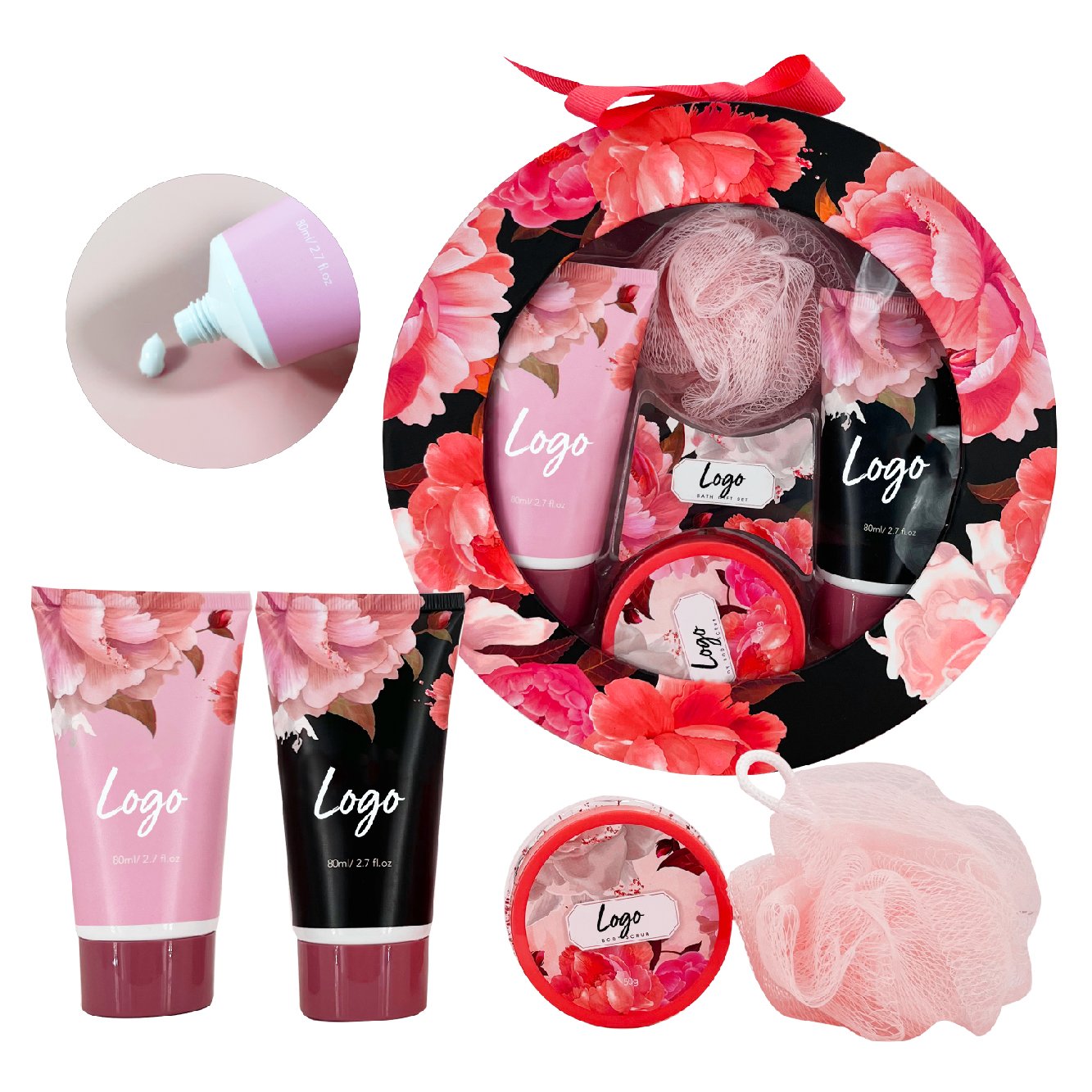 Spa Life All Natural Bath and Body Luxury Spa Gift Set,Sweet Home body care Contains Body Lotion, Bubble Bath