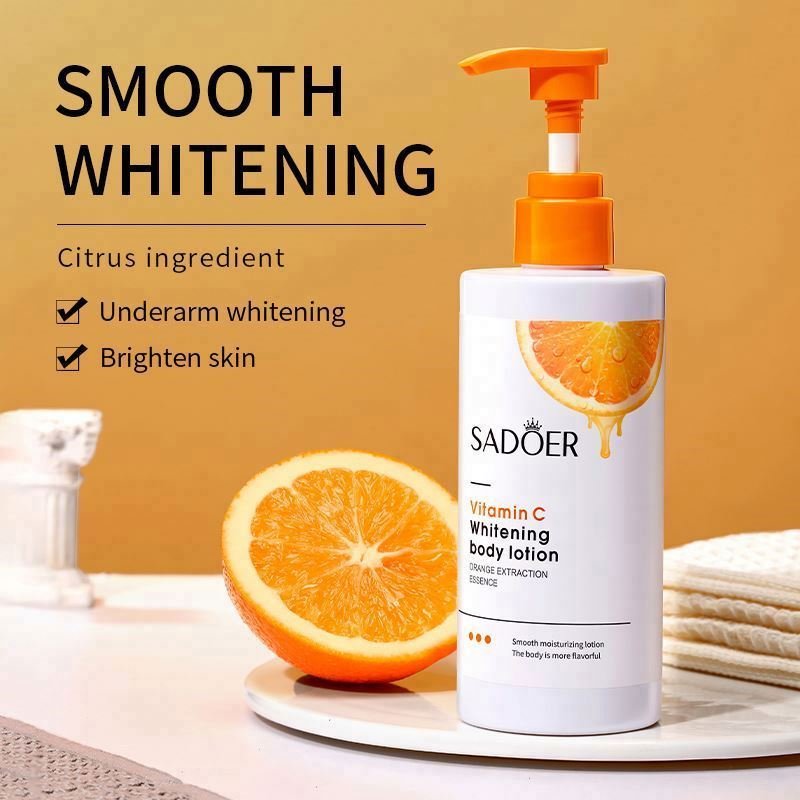 Hot Selling Discount Glow Organic Cream For Black Skin With Vitamin C Whitening Body Lotion Liquid Blush