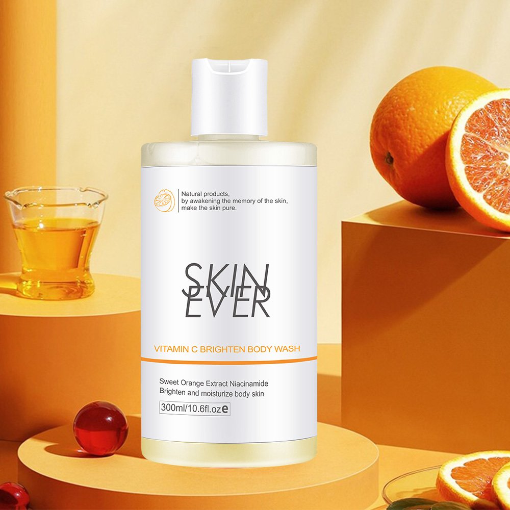 Herbal Whitening Body Lotion for Adults with Aloe Vera and Vitamin C Facial Toner Included SKINEVER